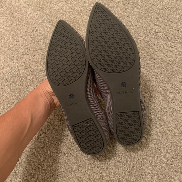 COPY - Rothy's Cloud Grey Birdseye – Pointed Toe … - Picture 6 of 12